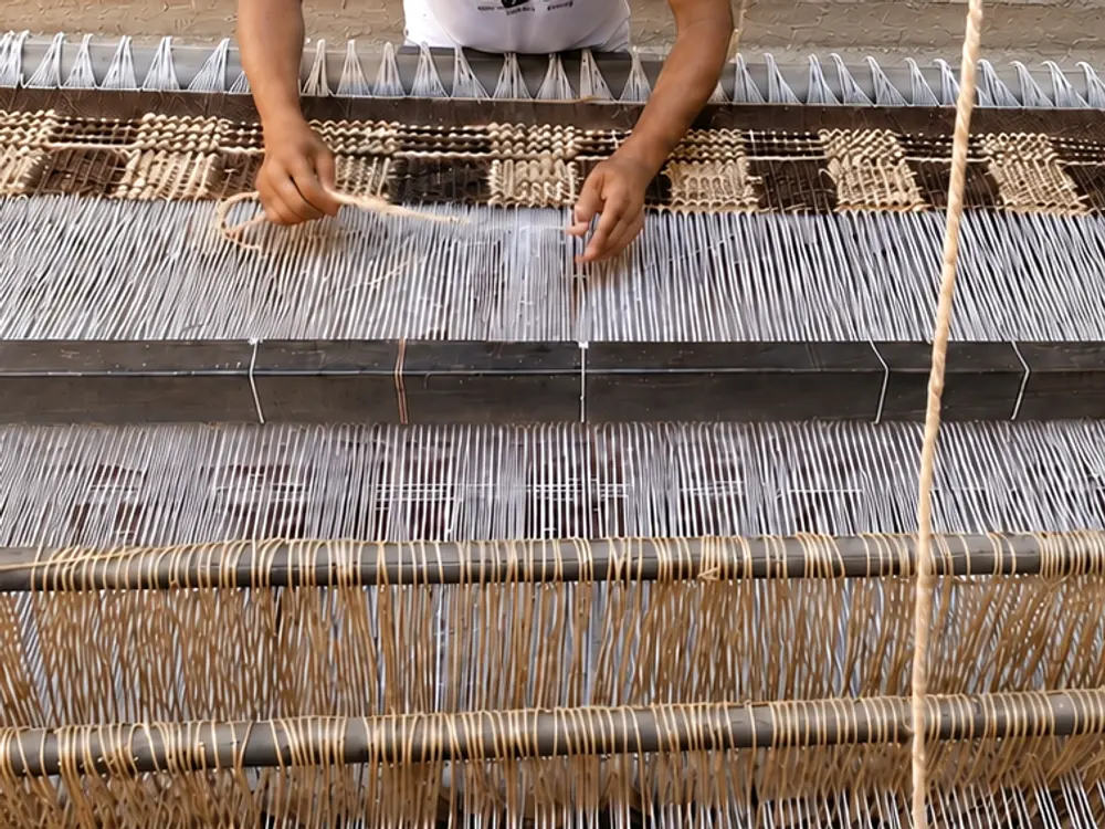 Hand woven